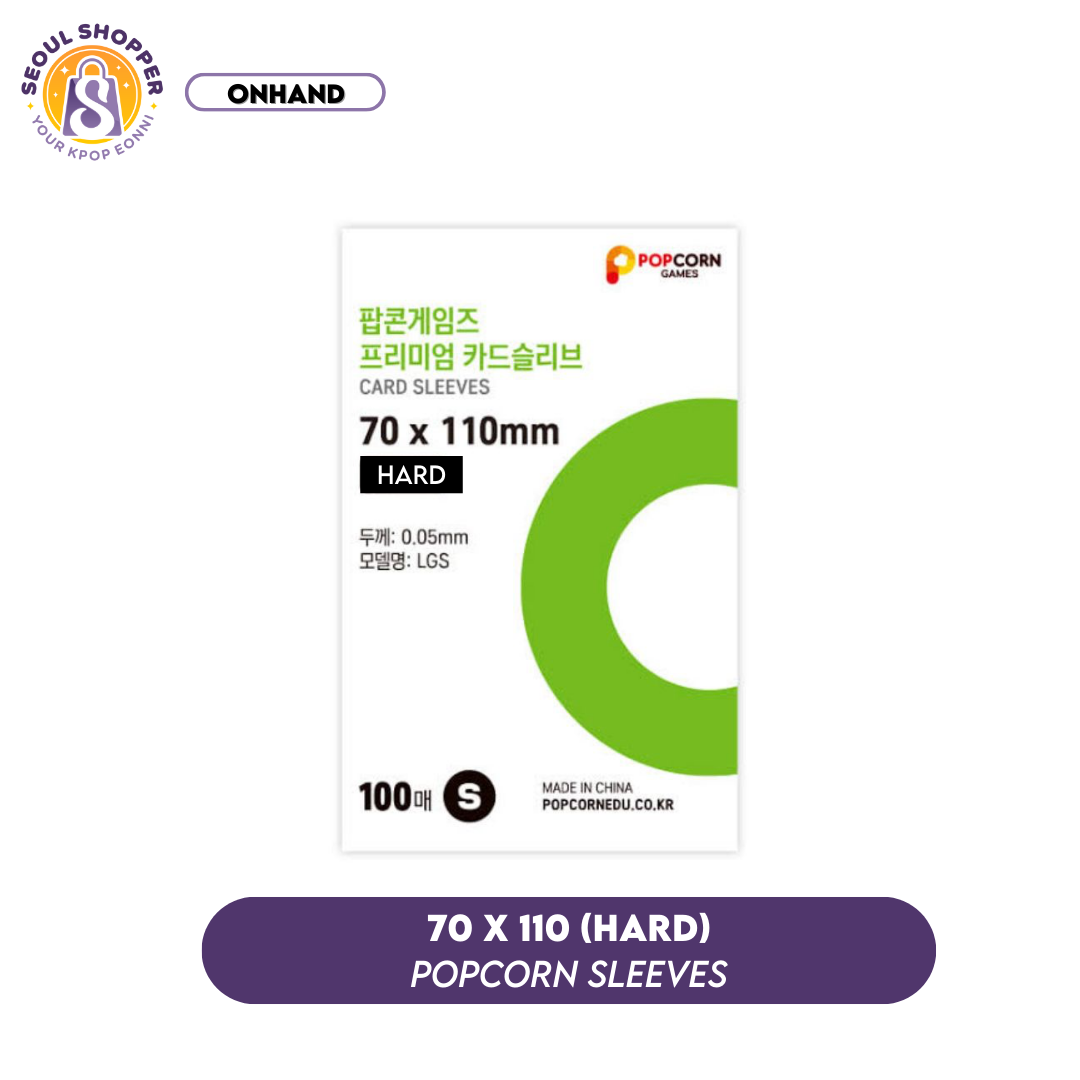 Popcorn Games - Premium Card Sleeves (Photocard Sleeves)