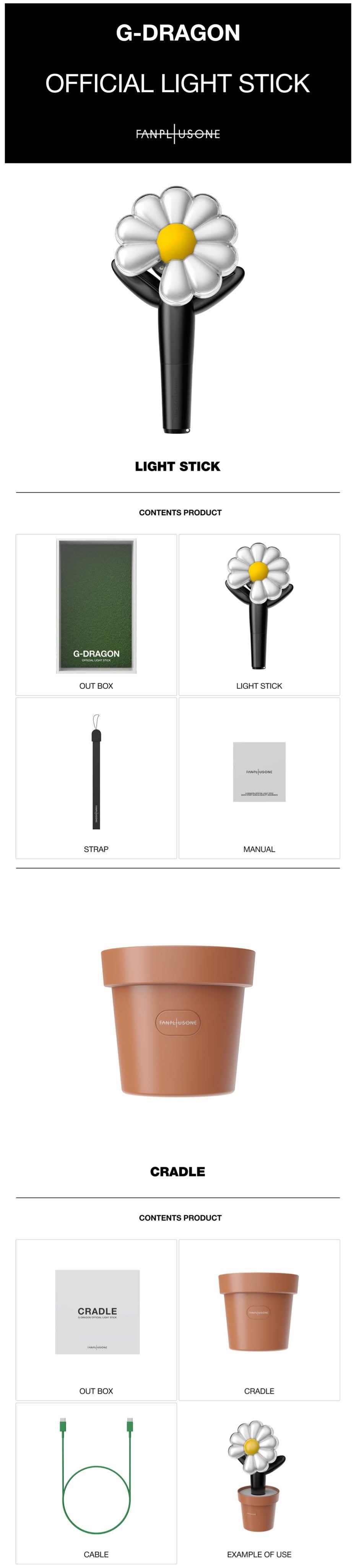 (PREORDER) G-DRAGON OFFICIAL LIGHTSTICK