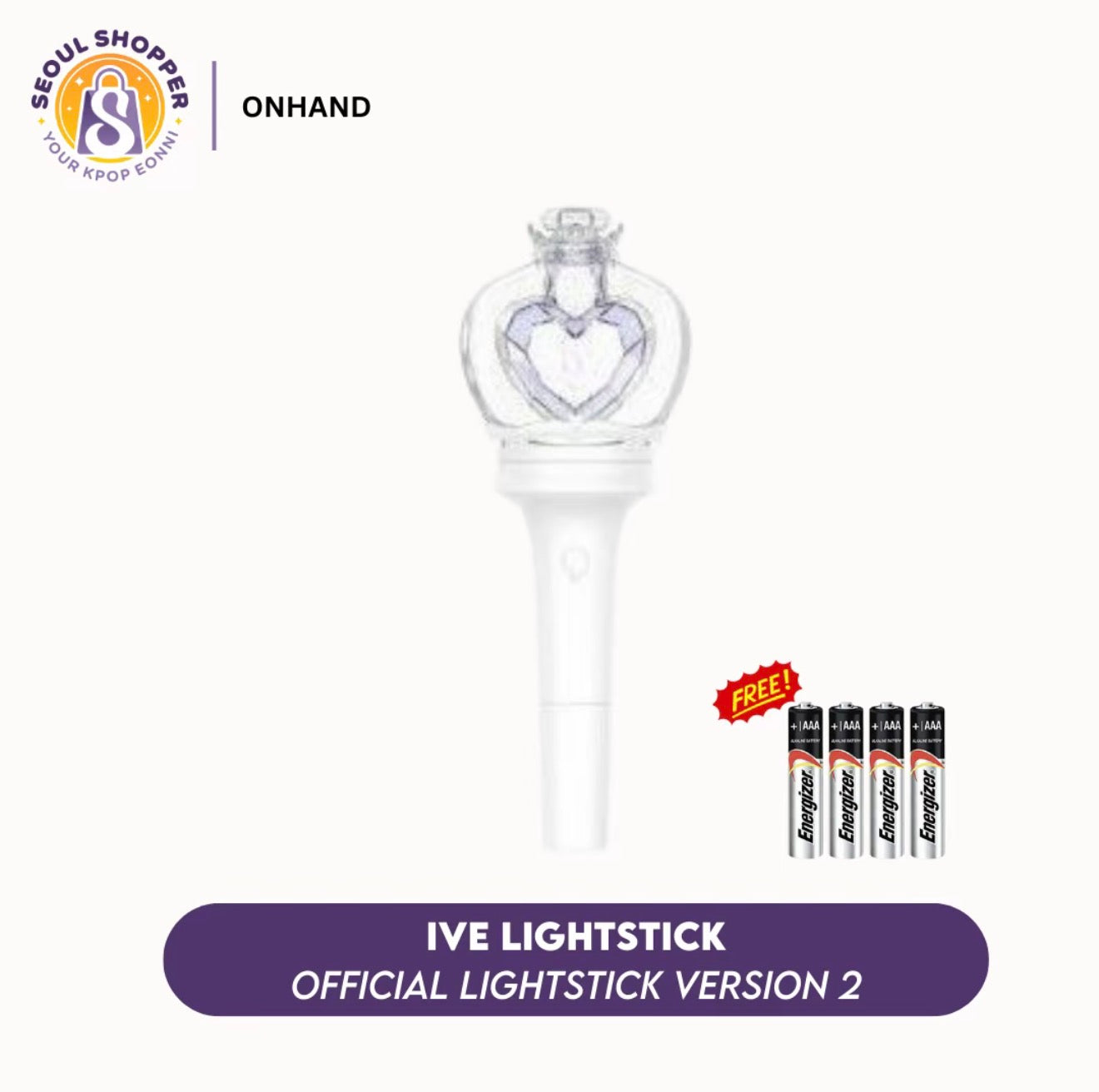 ONHAND - IVE LIGHTSTICK VERSION 2 - FREE SHIPPING NATIONWIDE