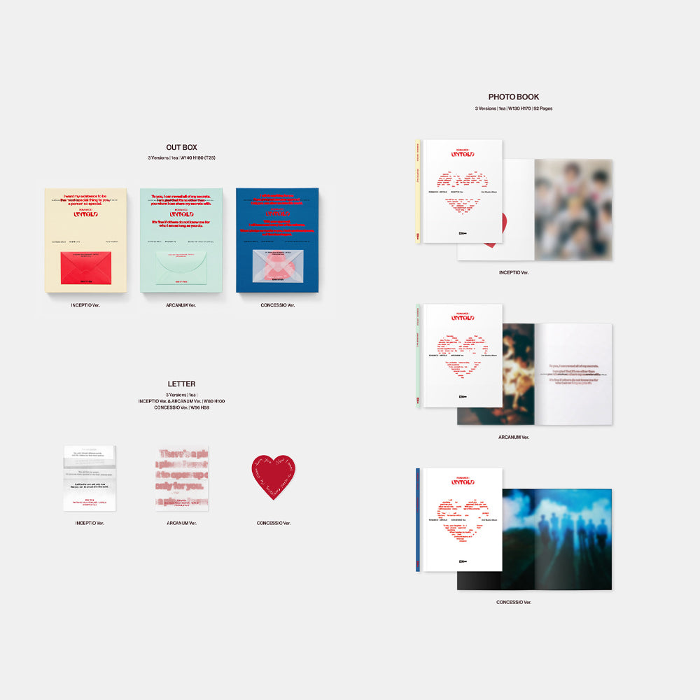 ENHYPEN - ROMANCE : UNTOLD Regular Version mo