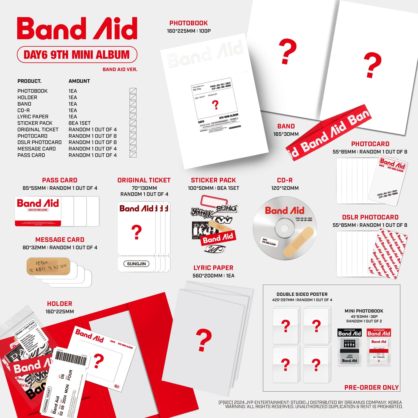 DAY6 - [BAND AID] 9th Mini Album