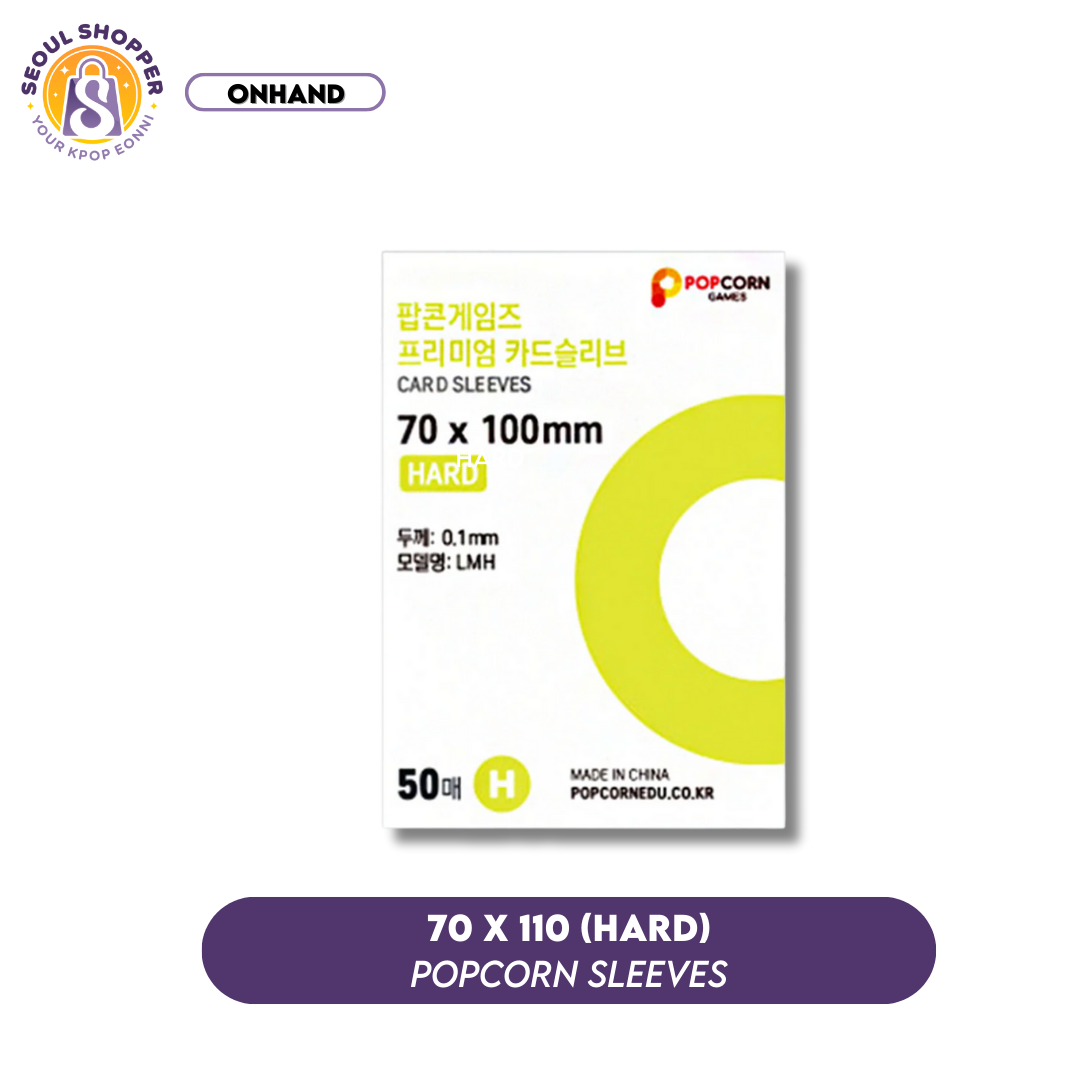 Popcorn Games - Premium Card Sleeves (Photocard Sleeves)