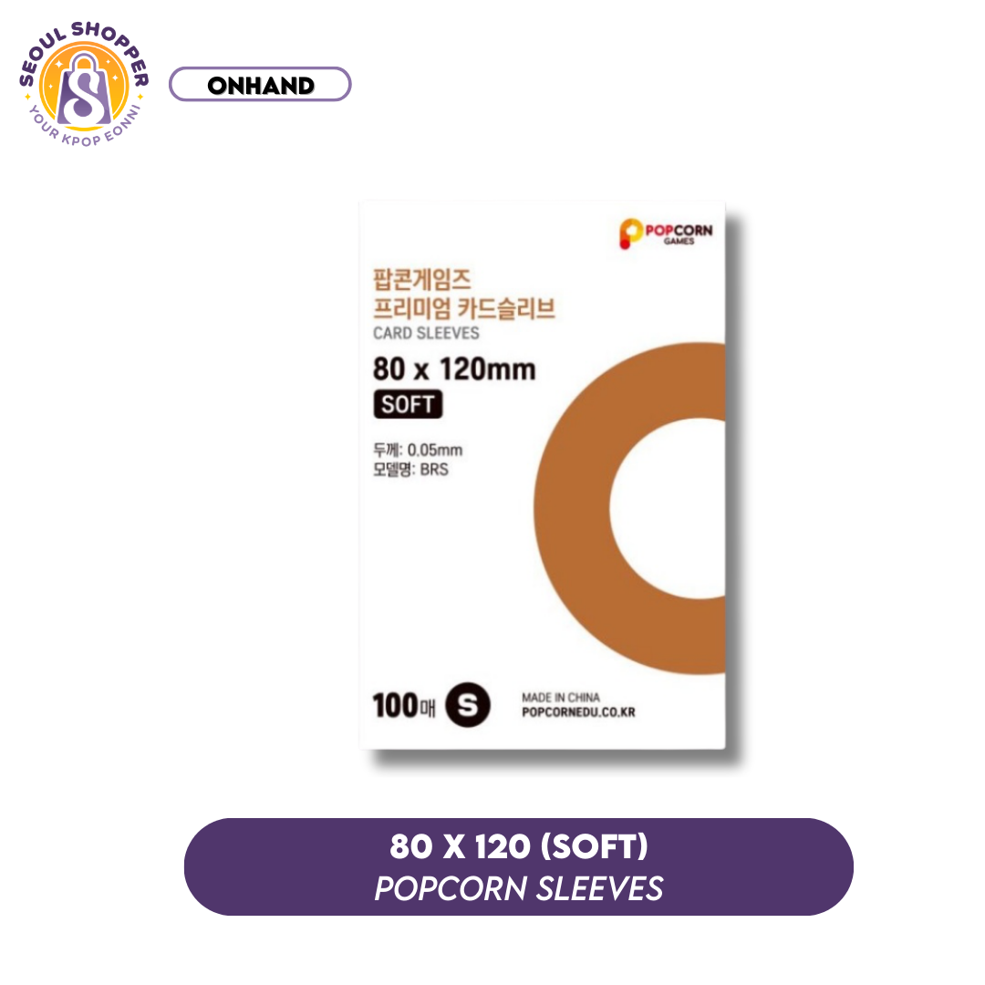 Popcorn Games - Premium Card Sleeves (Photocard Sleeves)