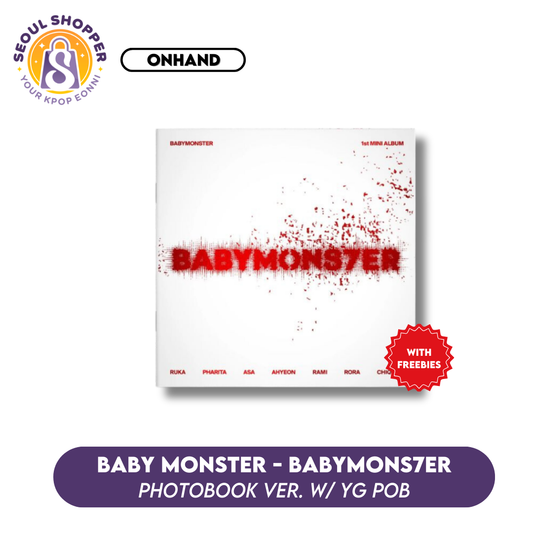 BABYMONSTER - 1st Mini Album [BABYMONS7ER] Photobook Version