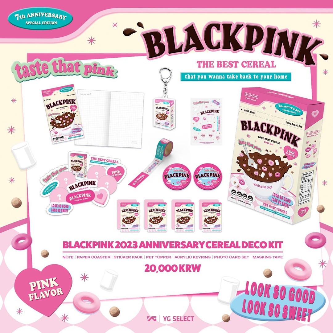 BLACKPINK - 2023 Debut Anniversary CEREAL DECO KIT