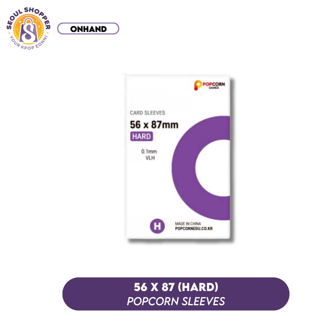 Popcorn Games - Premium Card Sleeves (Photocard Sleeves)