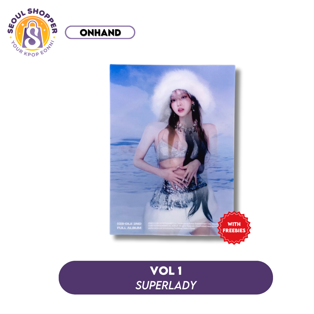 (G) I-DLE Super Lady アルバム3種 純正ストア (G) I-DLE Super Lady アルバム3種 【公式通販】