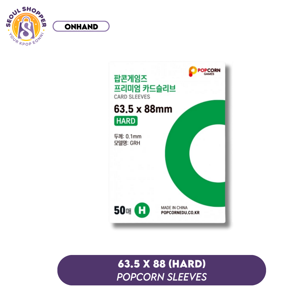 Popcorn Games - Premium Card Sleeves (Photocard Sleeves)