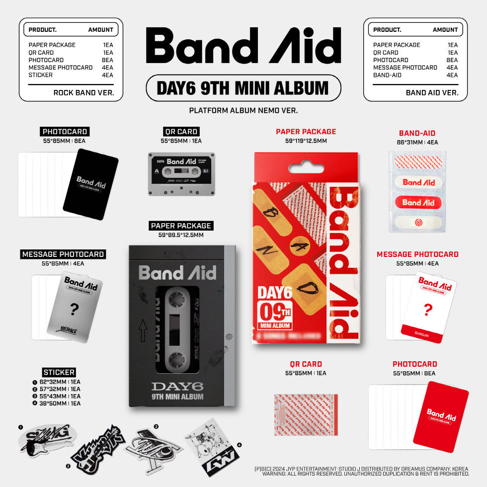 DAY6 - [BAND AID] 9th Mini Album