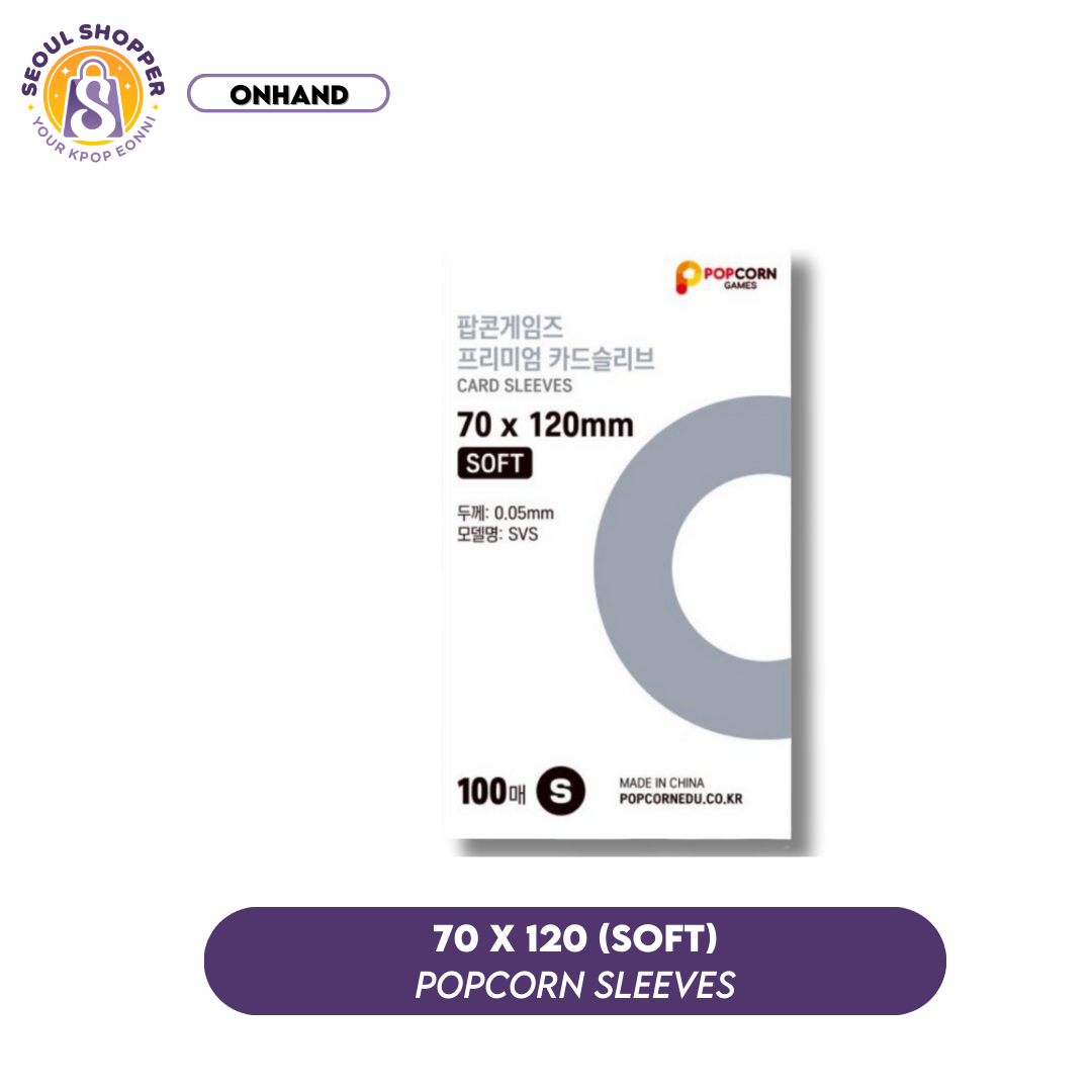 Popcorn Games - Premium Card Sleeves (Photocard Sleeves)