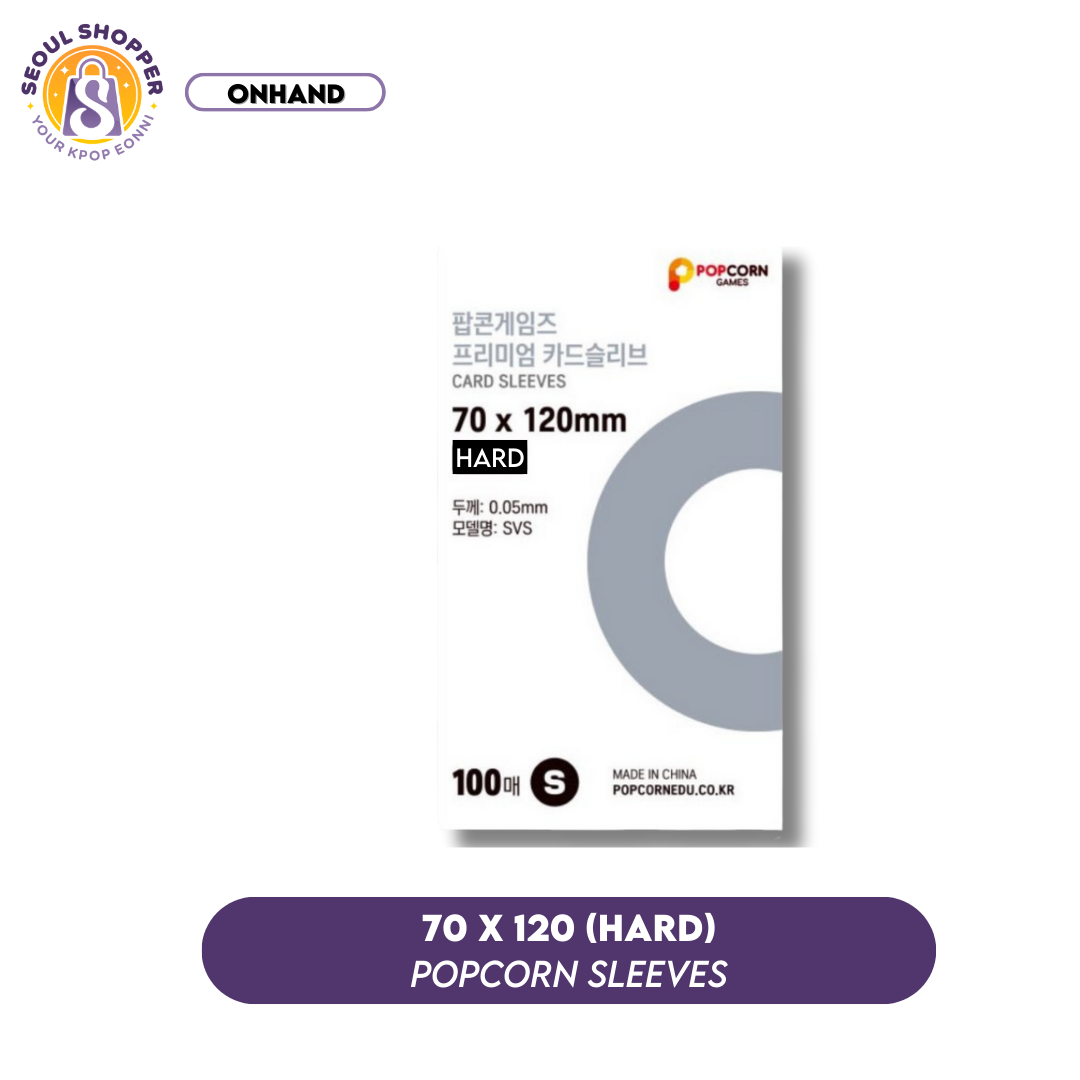 Popcorn Games - Premium Card Sleeves (Photocard Sleeves)