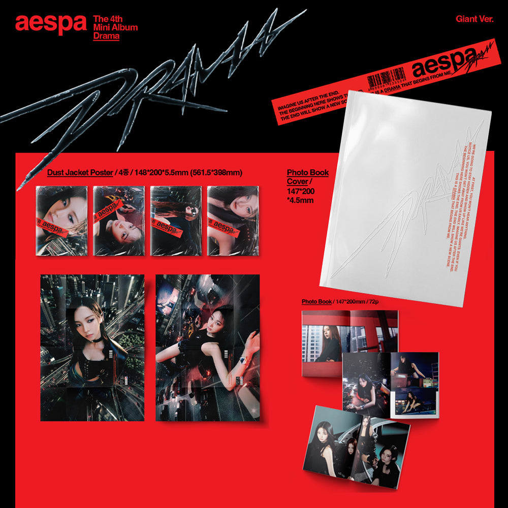AESPA - Drama 4th Mini Album GIANT Version