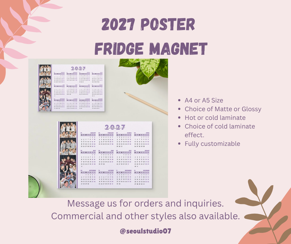 2027 CALENDAR PRE-ORDER