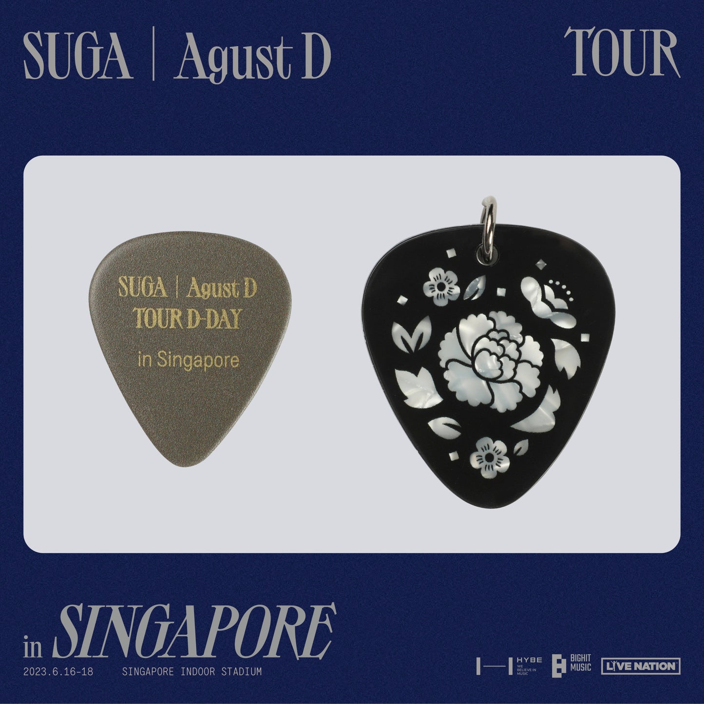 SUGA BTS AGUST D - GUITAR PICK