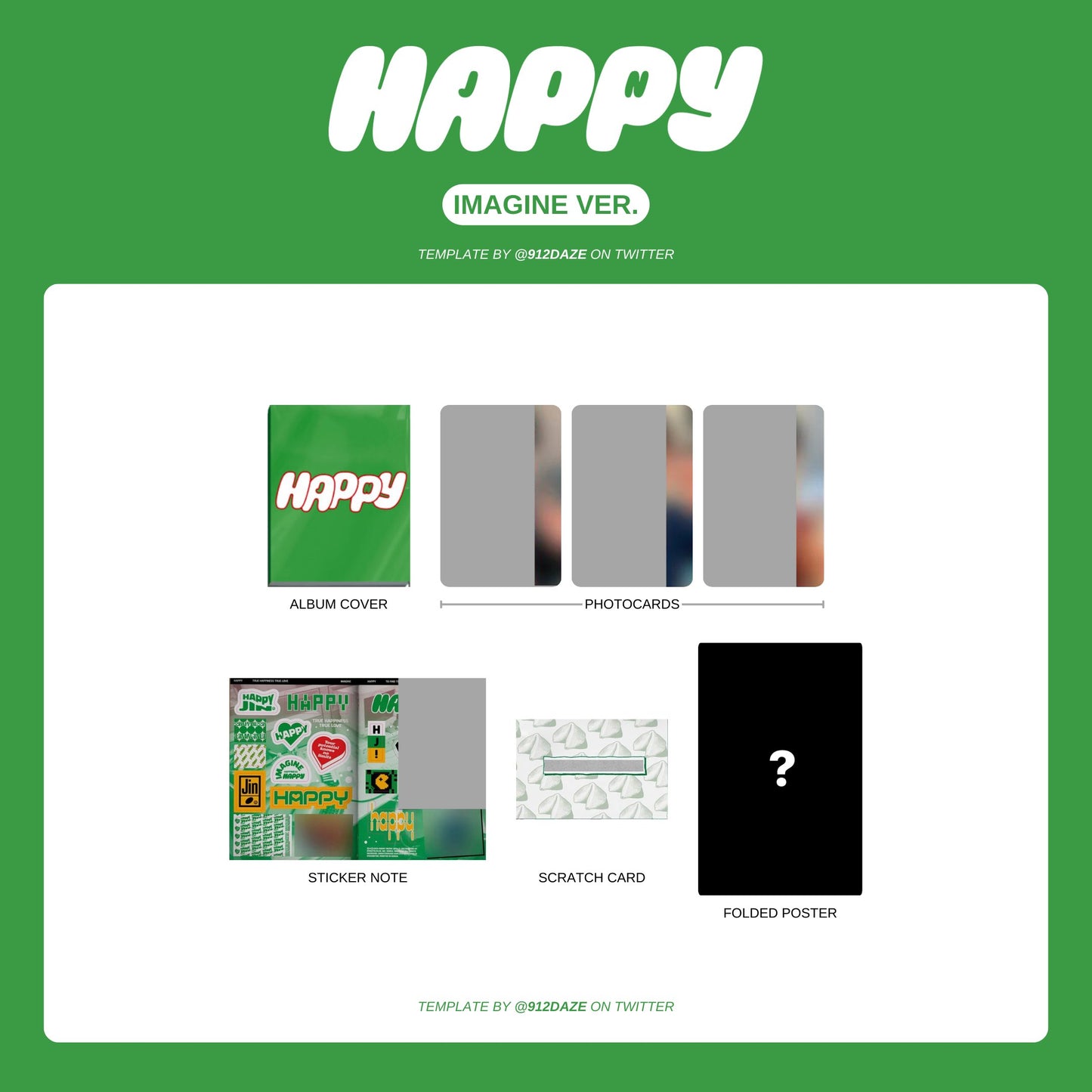 JIN SOLO ALBUM - HAPPY