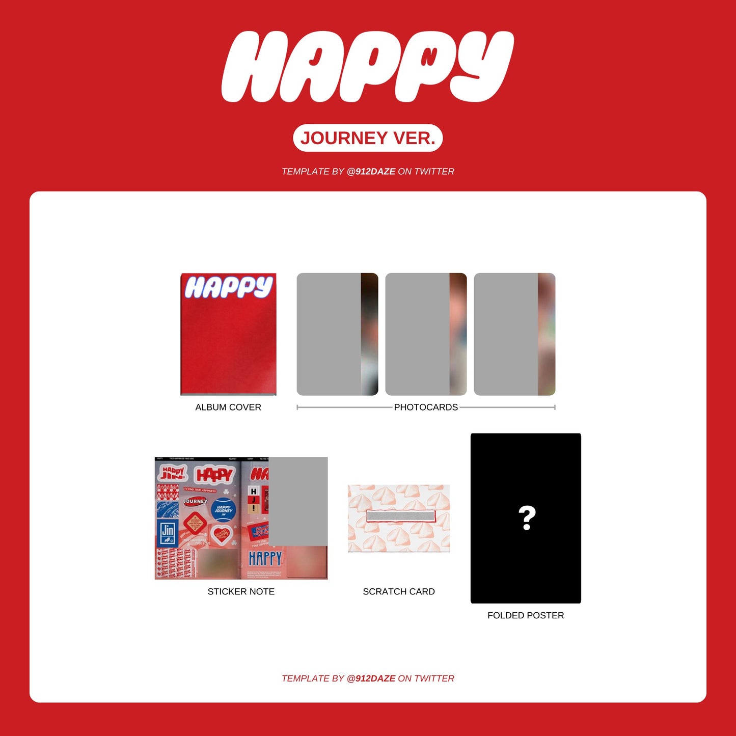 JIN SOLO ALBUM - HAPPY