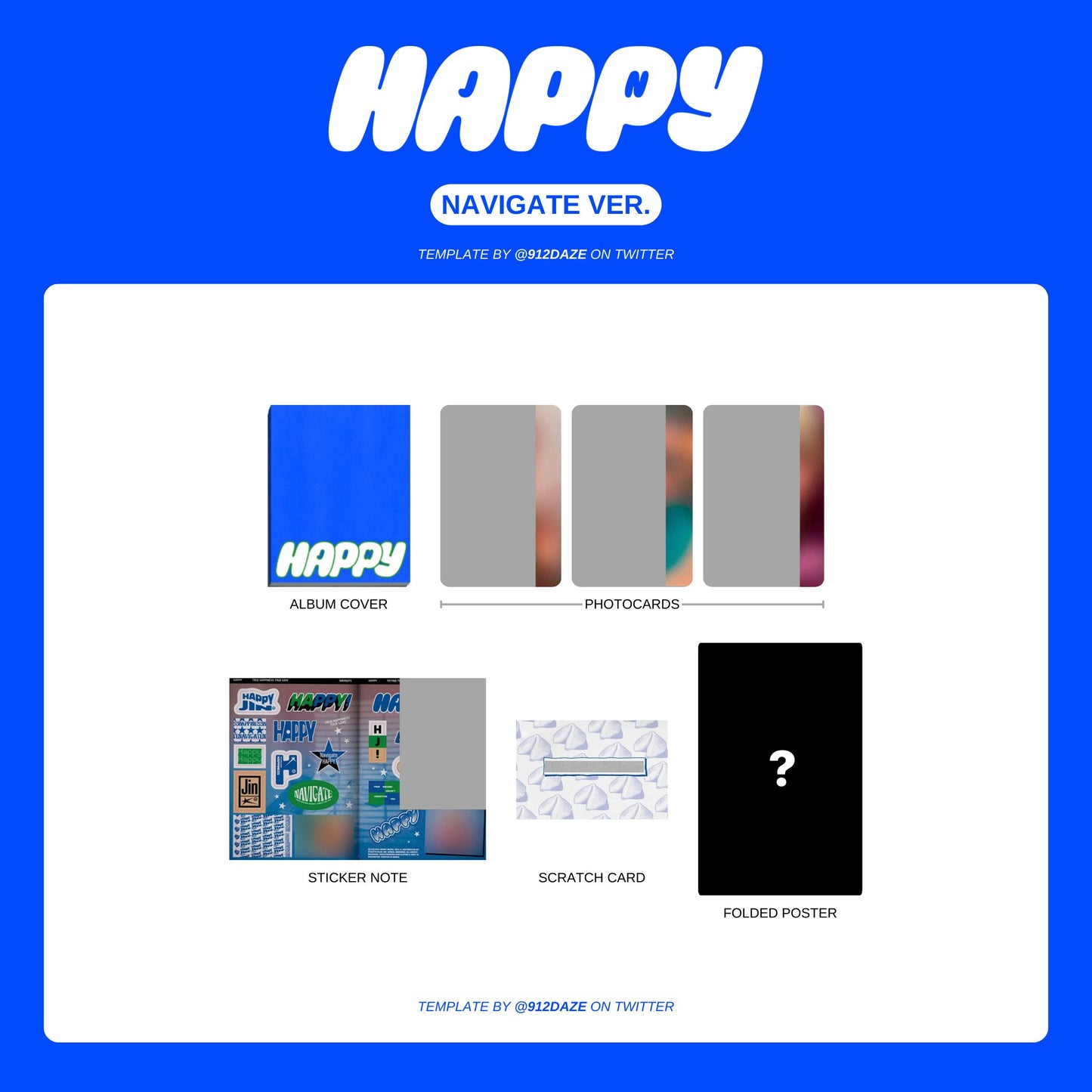JIN SOLO ALBUM - HAPPY