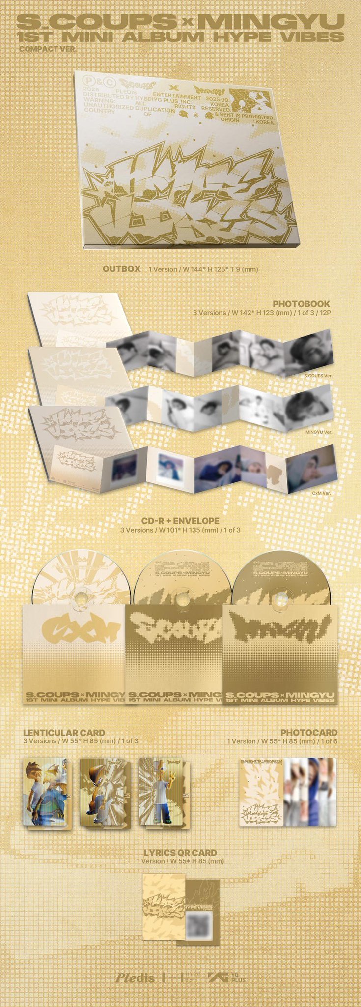 PREORDER - Scoups x Mingyu 1st Mini Album - HYPE VIBES