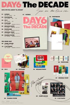 [Pre-Order] Day6 4th Full Album - The Decade