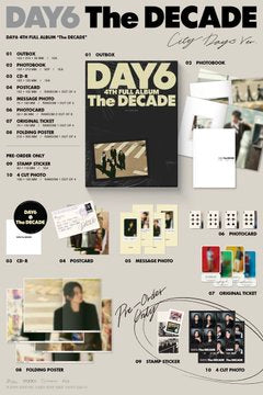 [Pre-Order] Day6 4th Full Album - The Decade