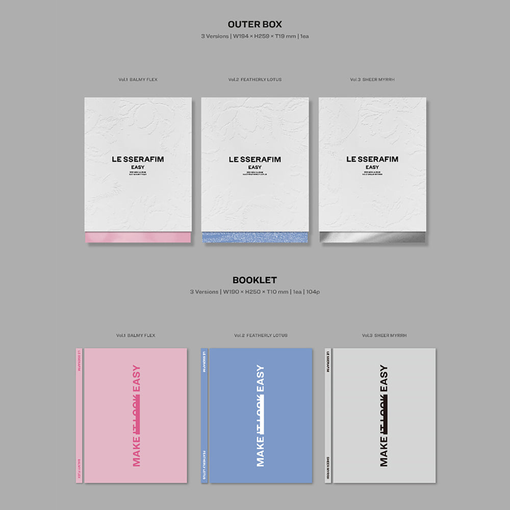 LE SSERAFIM - [EASY] 3rd Mini Album