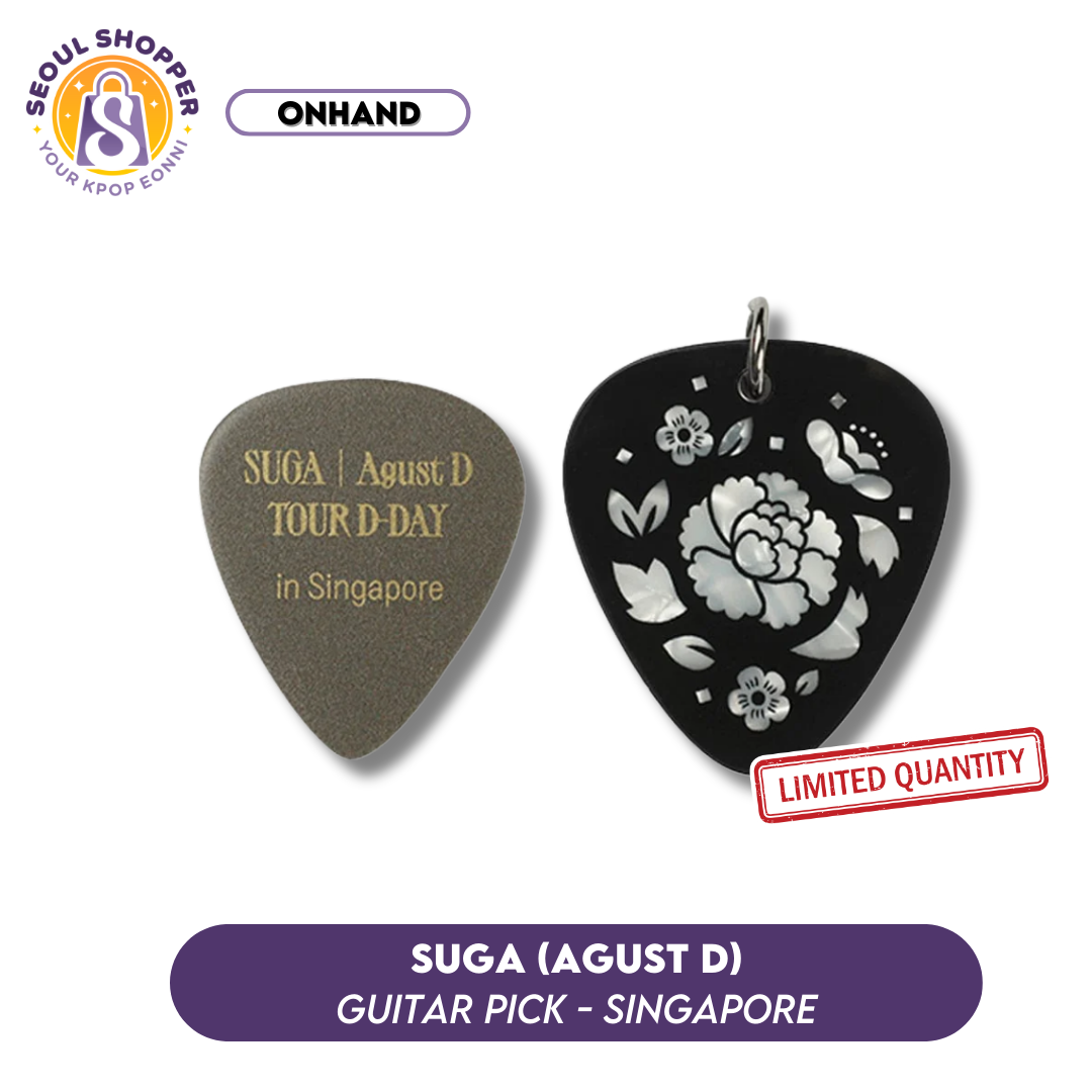 SUGA BTS AGUST D - GUITAR PICK