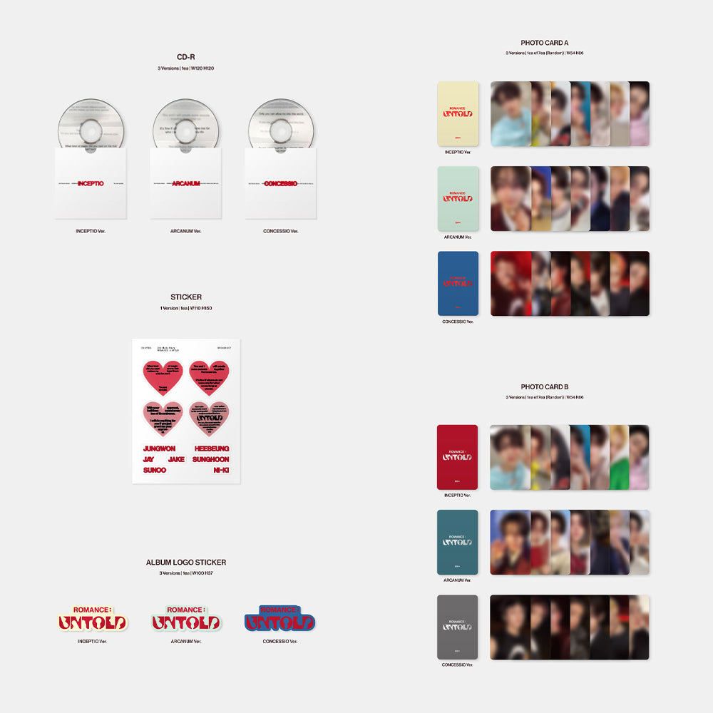 ENHYPEN - ROMANCE : UNTOLD Regular Version mo