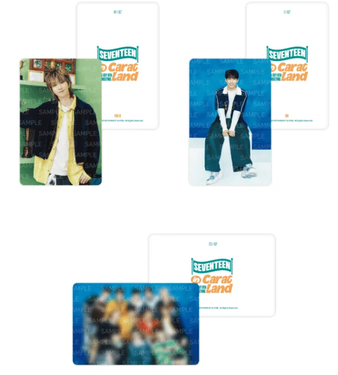 SEVENTEEN - [SEVENTEEN in CARAT LAND] 2025 SVT 9TH FAN MEETING Trading Card Set