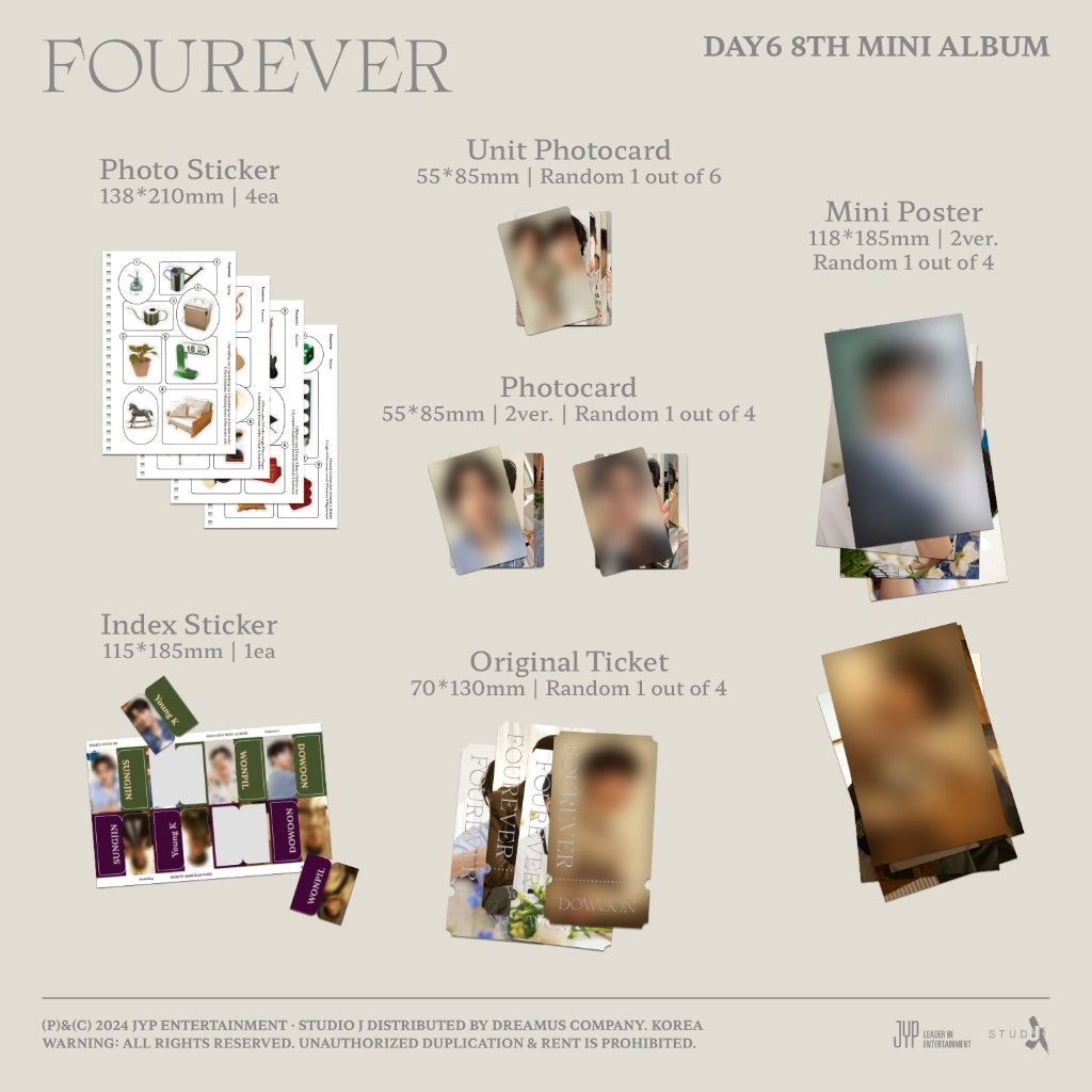 DAY6 - FOUREVER 8th Mini Album