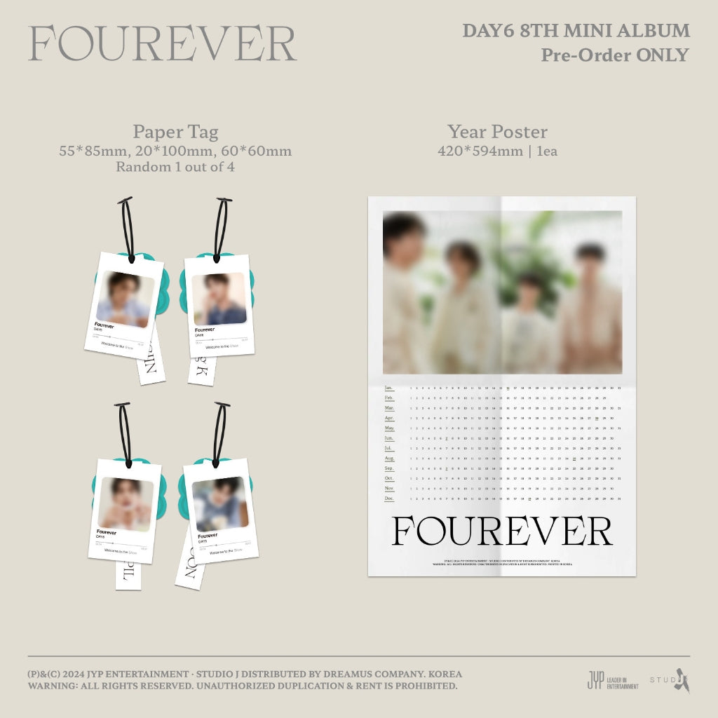 DAY6 - FOUREVER 8th Mini Album