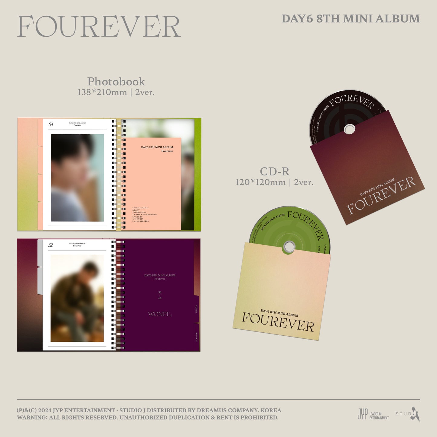 DAY6 - FOUREVER 8th Mini Album